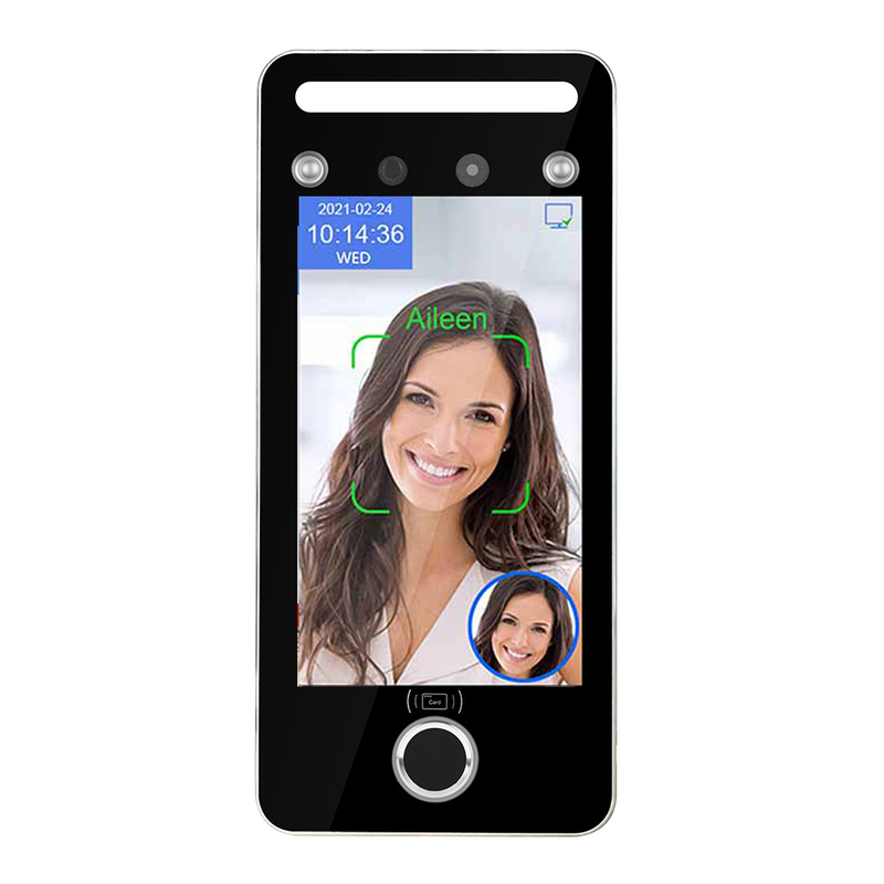 Touch Screen Gesichtserkennungs-Fingerabdruck-Gerät 4,3 Zoll für Firmenzugang