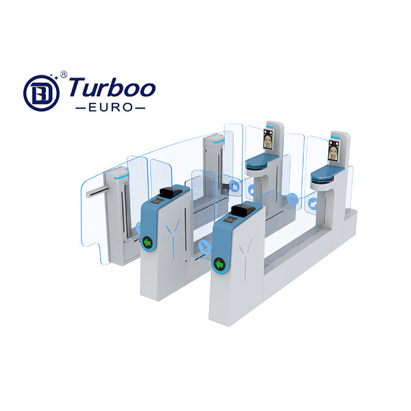 Doppelte Flughafen-Schwenktüren des Identifizierungs-Geschwindigkeits-Tor-Drehkreuz-RS485